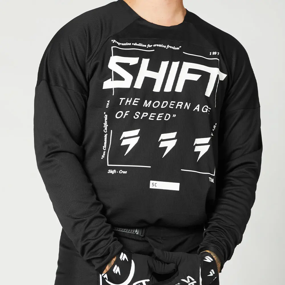 Shift White Label Bliss Jersey [Black/White] 1