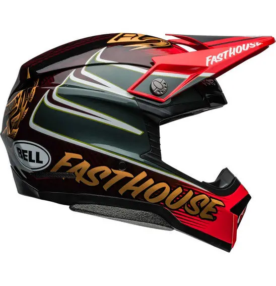 Bell Moto-10 Spherical Fasthouse Ditd 24 Red/Gold 1