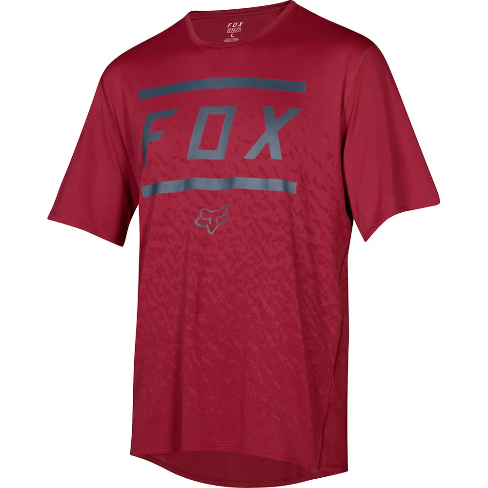 Fox Ranger Ss Bars Jersey [Cardinal] S 1
