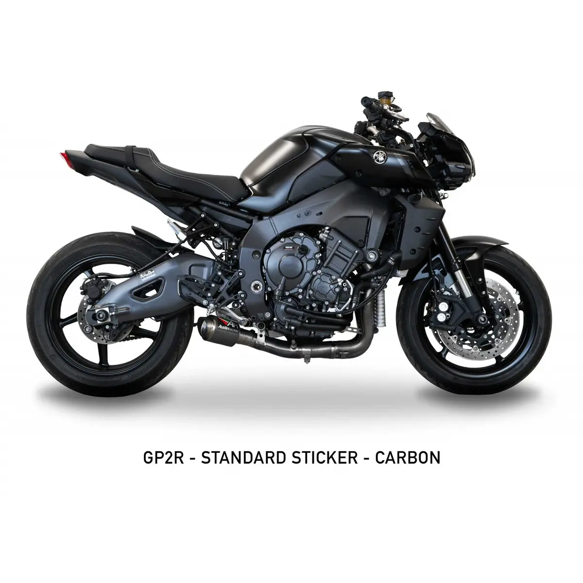 Austin Racing Gp3 Belly Exit De-Cat Race Exhaust Systems With Gp2 Slip On For 2022+ Yamaha Mt-10, Sp 1