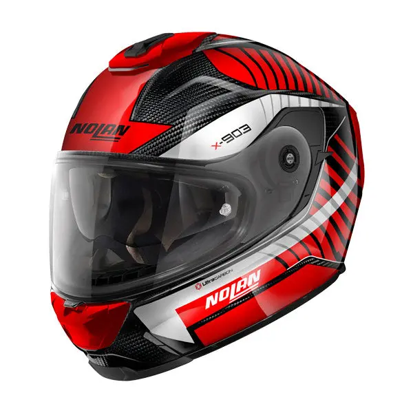 Nolan Xseries X903 Ultra Carbon Full Face Helmet - Red 1