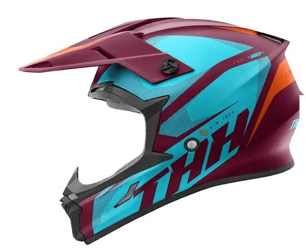 Thh T710x Helmet - Red/Black (Youth Small) 1