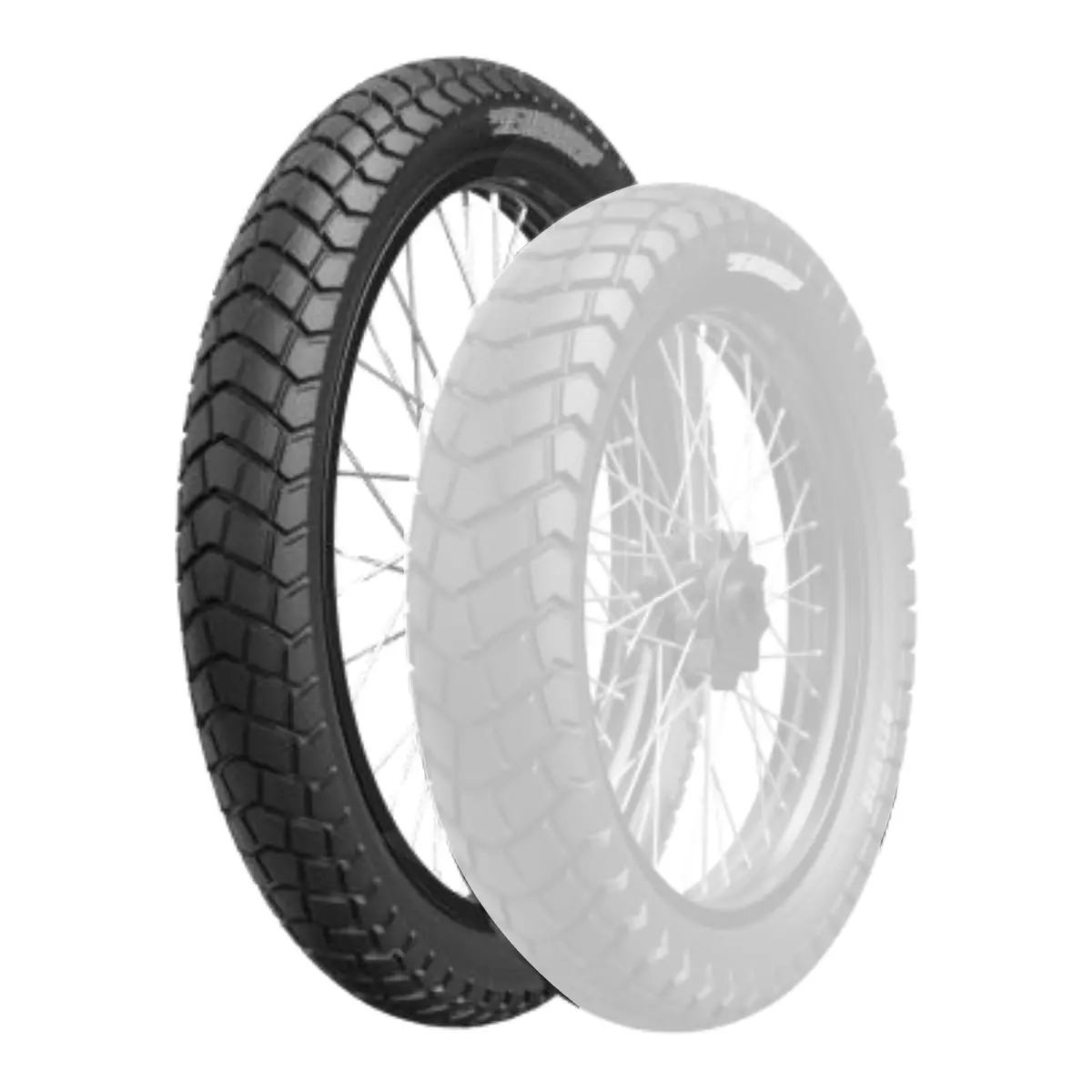 Eurogrip Att1015 90/90-21 Front Tube Type Tyre (54H Rating) 1