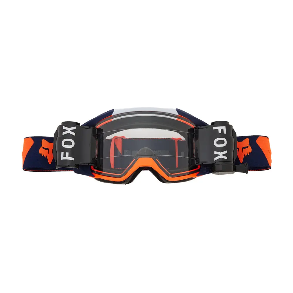 Fox Vue Roll Off Goggles [Navy/Orange] 1