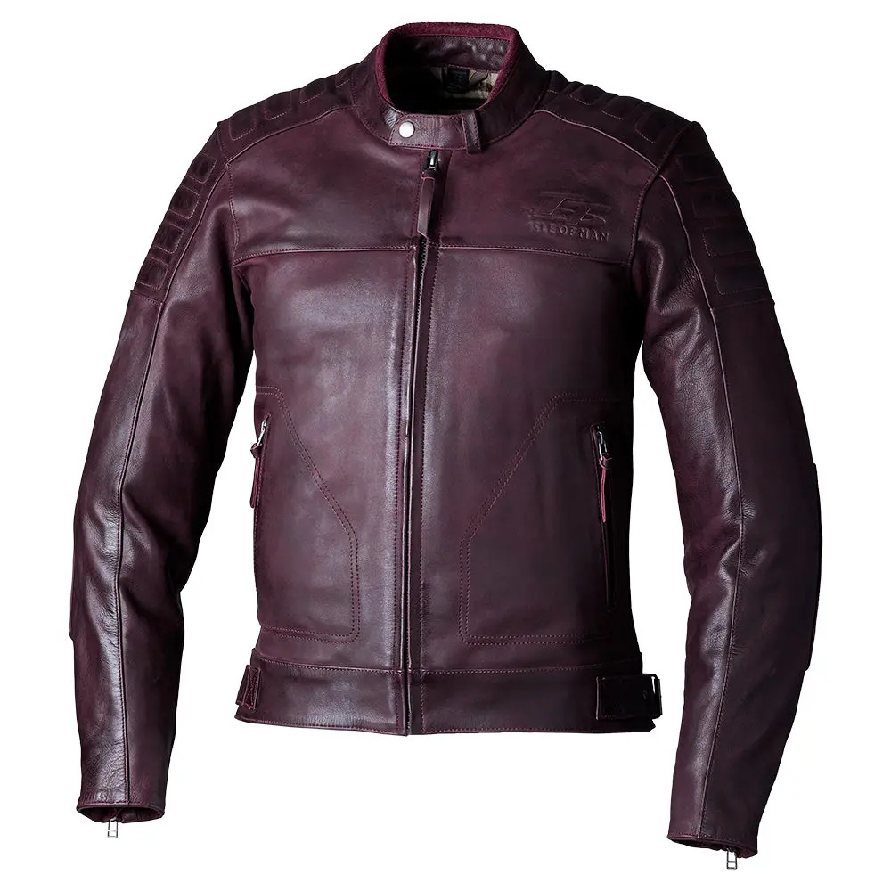 Rst Iom Tt Brandish 2 Ce Leather Jacket [Oxblood] 1