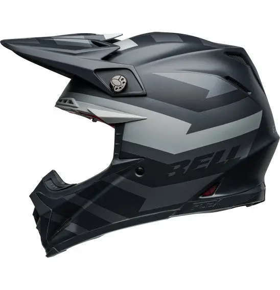 Bell Moto-9S Flex Banshee Satin Black/Silver 1