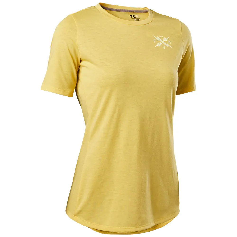 Fox Womens Ranger Dr Ss Jersey [Pear Yellow] 1