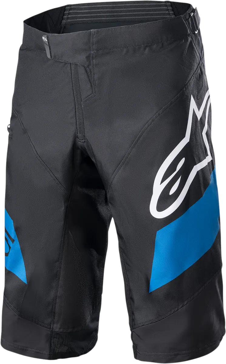 Alpinestars Racer Shorts – Performance Mesh Cycling Shorts In Black/Blue, Size Us 36 (1722919-1078-36) 1