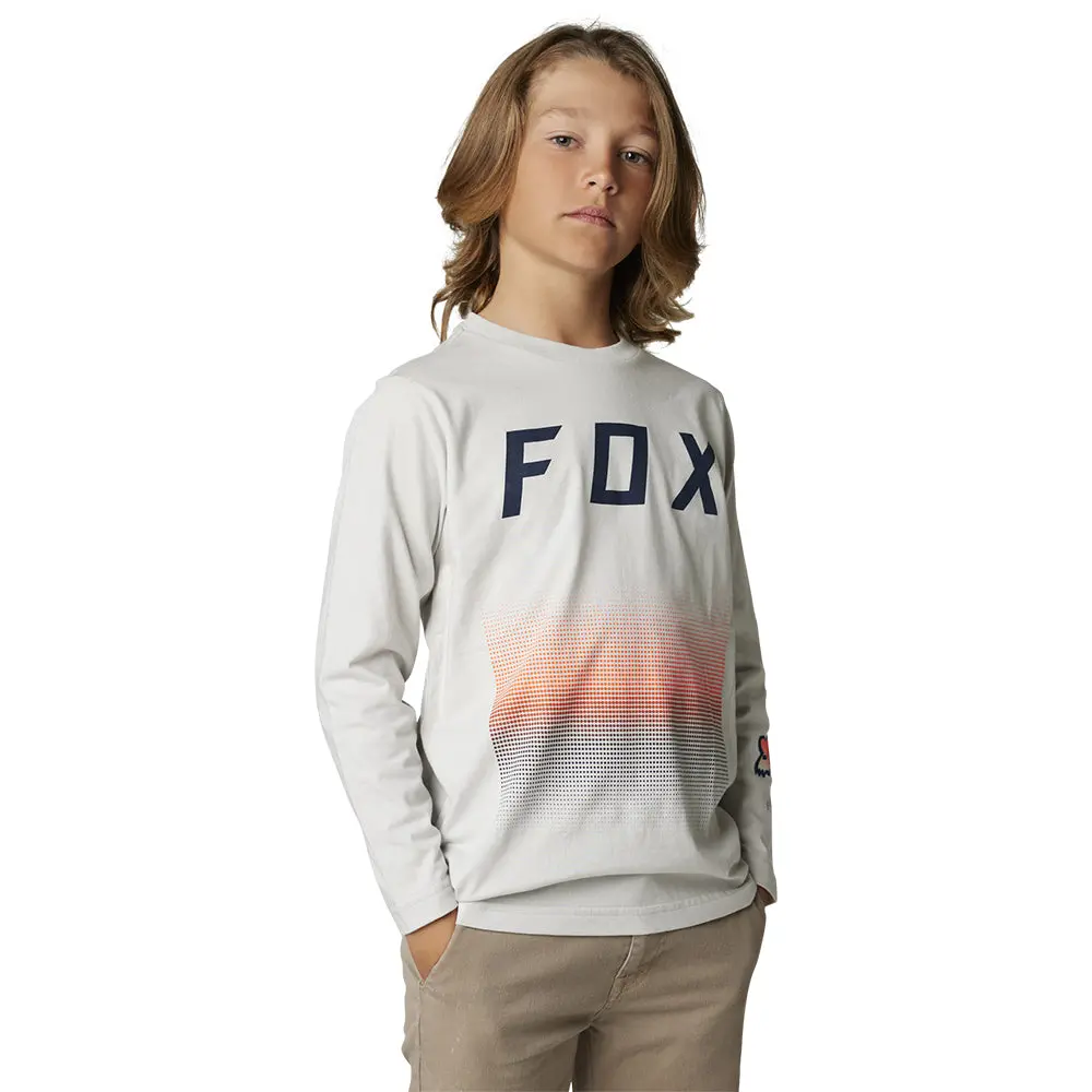 Fox Youth Fgmnt Ls Tee [Light Grey] 1