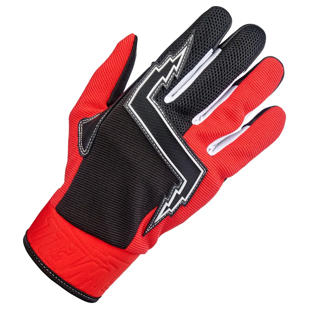 Biltwell Baja Textile Glove [Red] 1