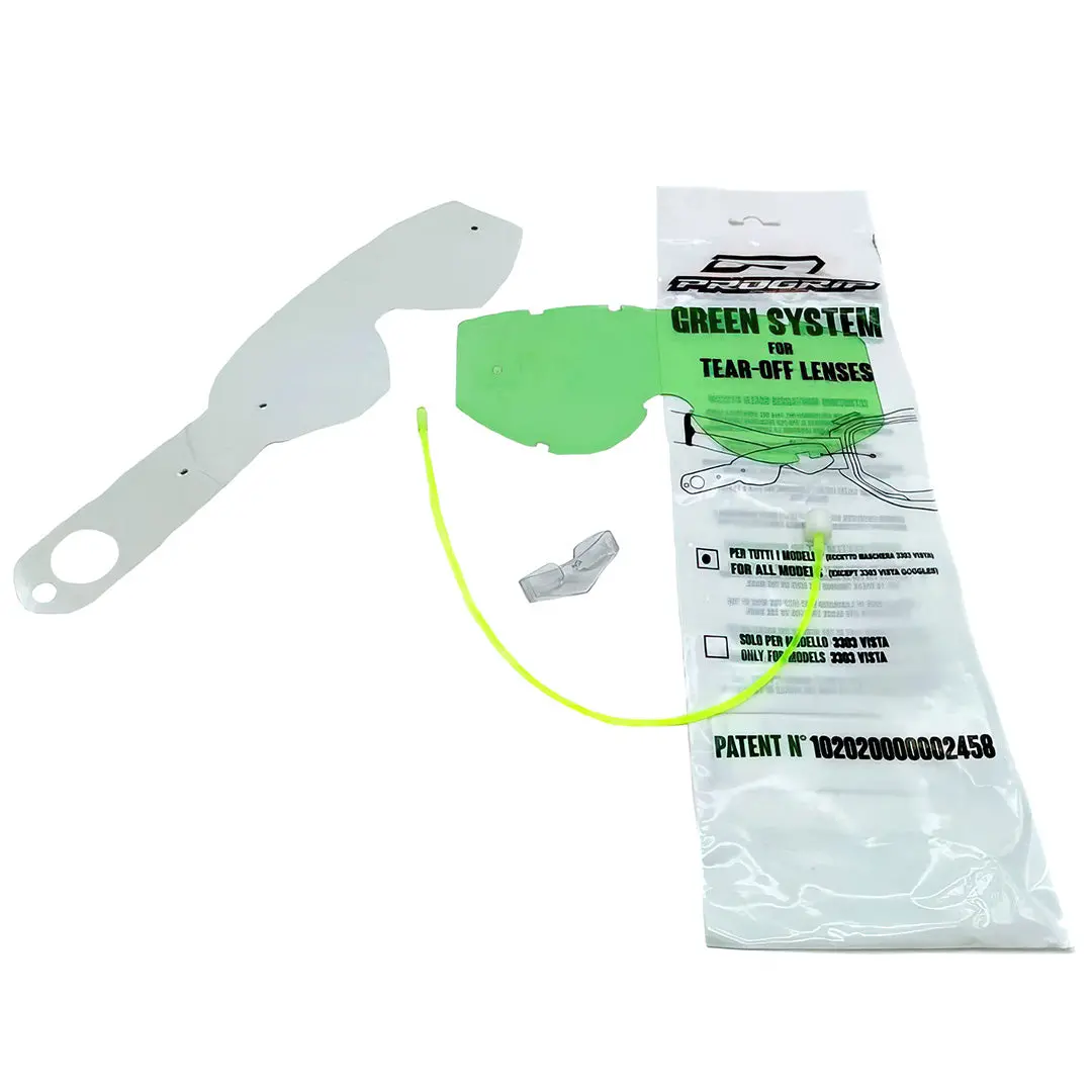 Progrip Green System For Tear-Off Lenses 1