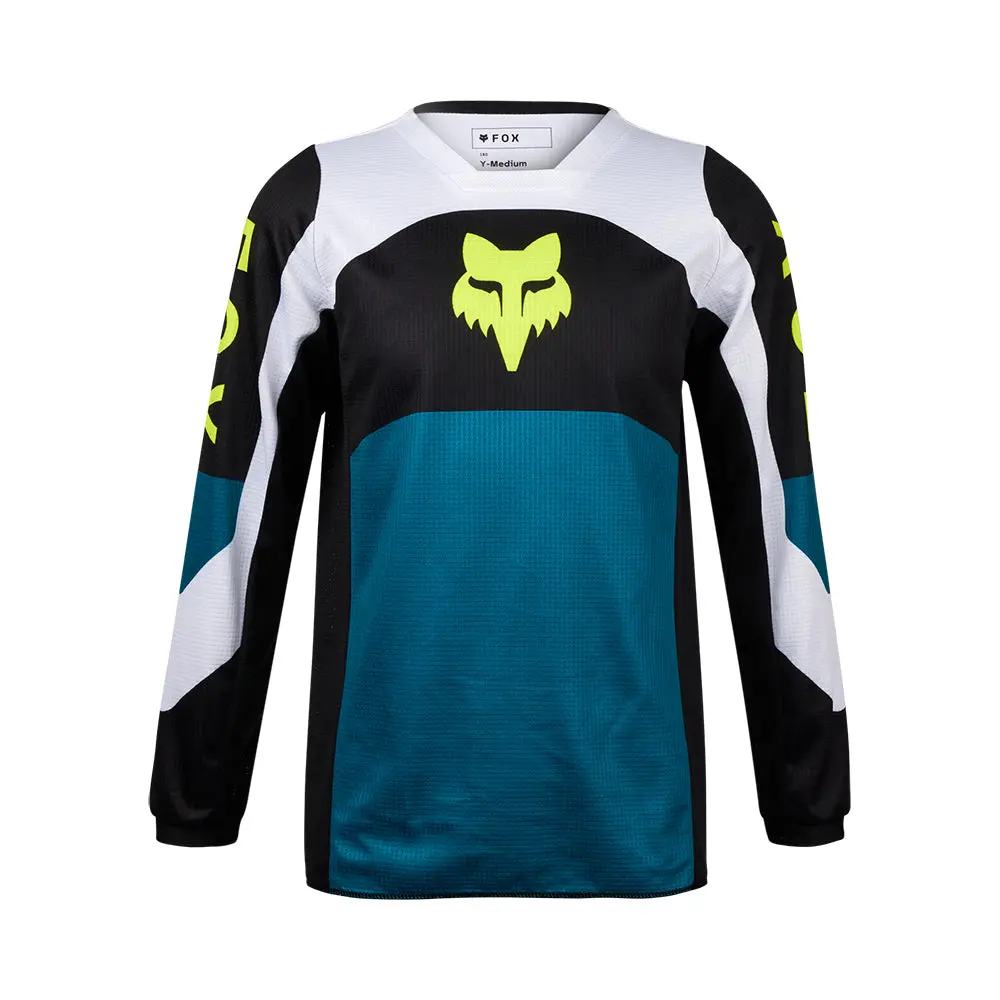 Fox Youth 180 Nitro Jersey [Maui Blue] 1