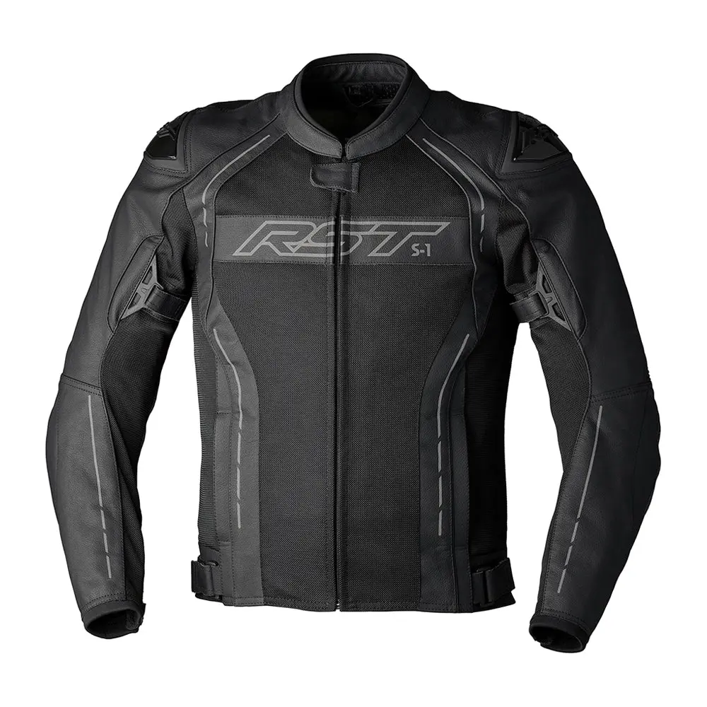 Rst S1 Mesh Ce Leather Jacket [Black] 1