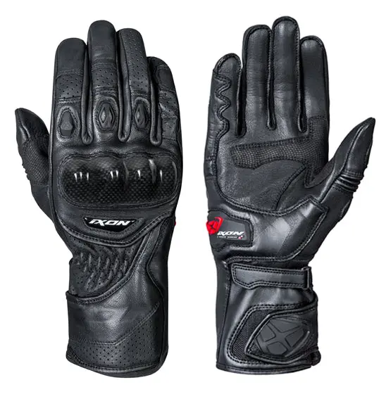 Ixon Rs Circuit-R Glove Black - Sport Leather 1