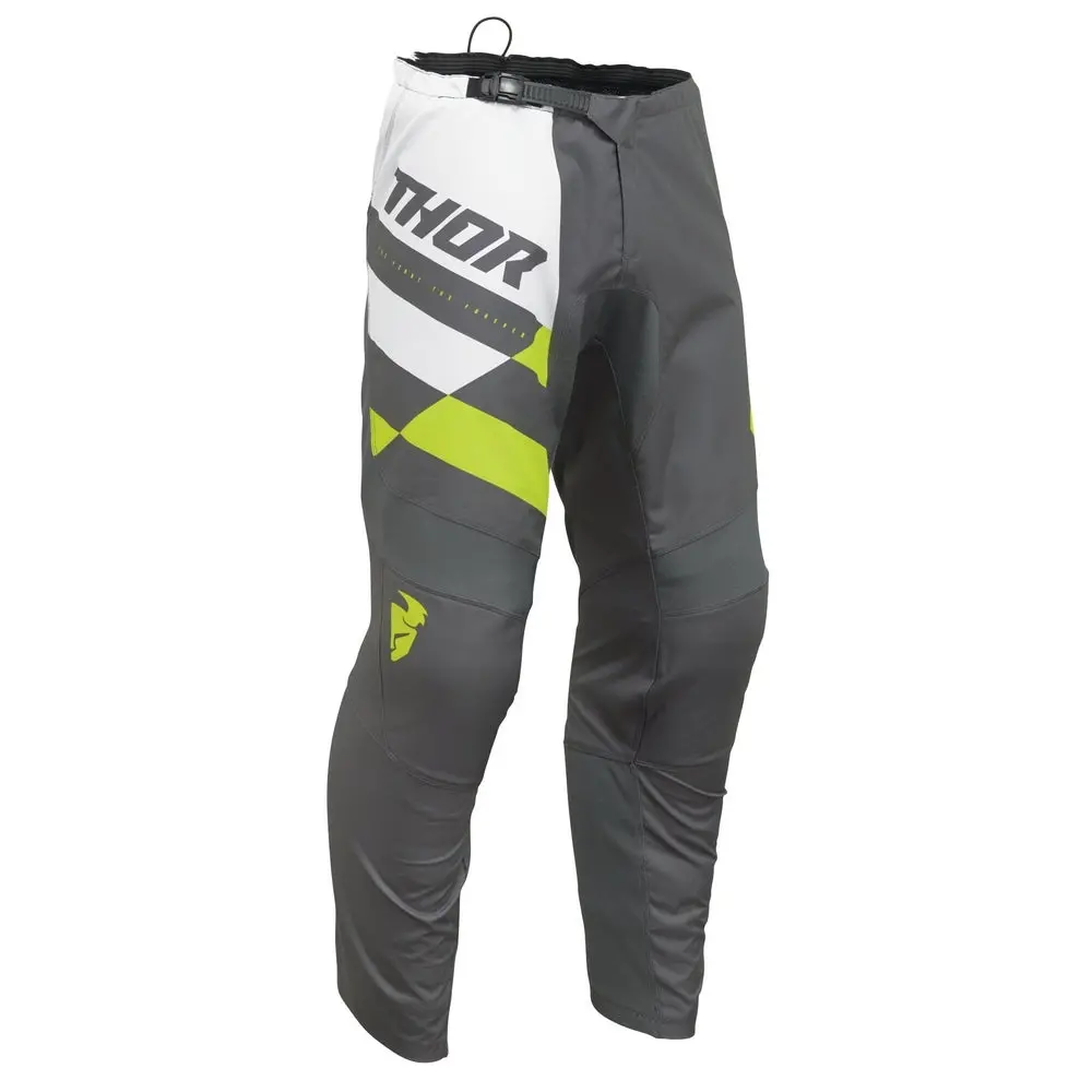 Thor Sector Checker Pants Orange/Acid 5