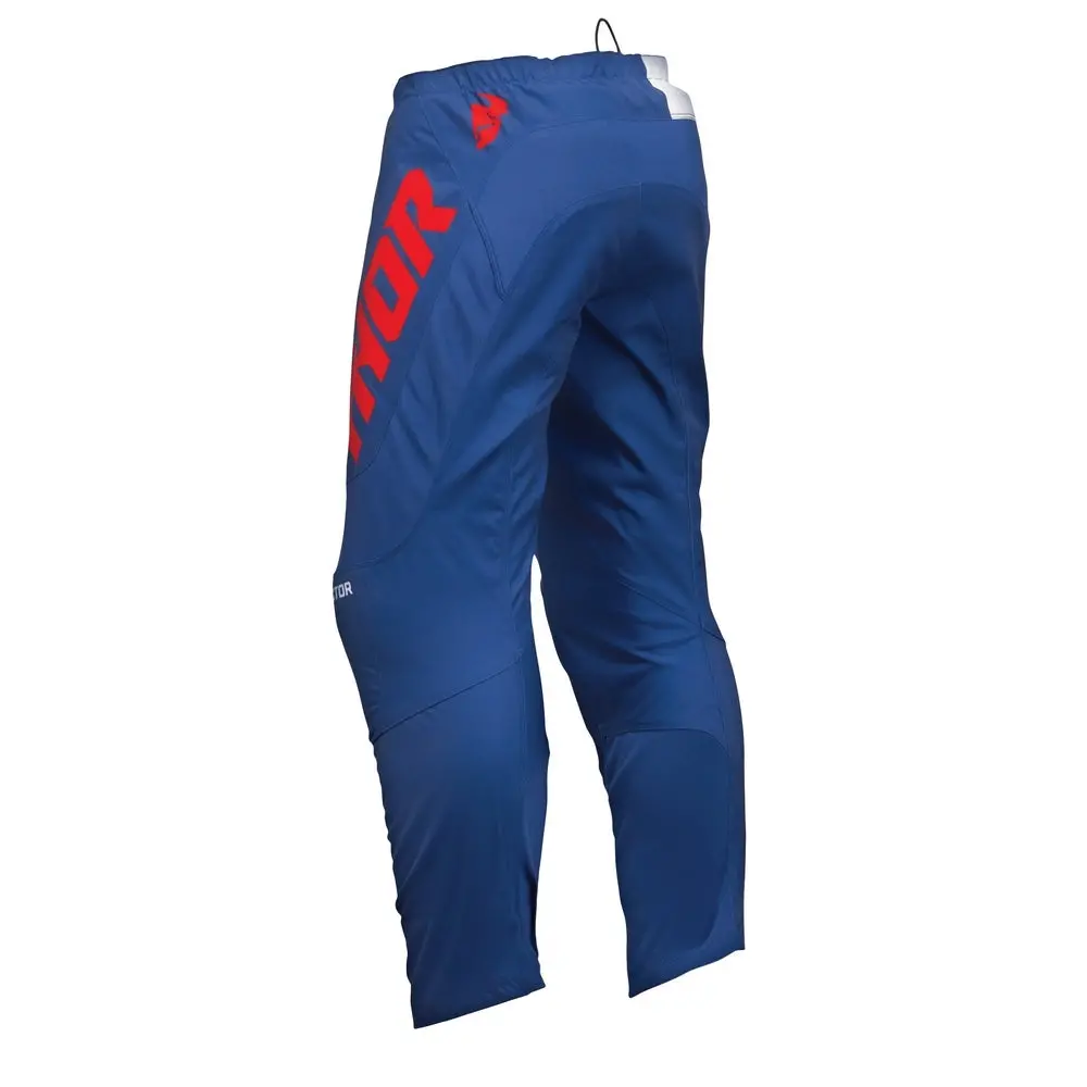 Thor Sector Checker Pants Navy/Red 4