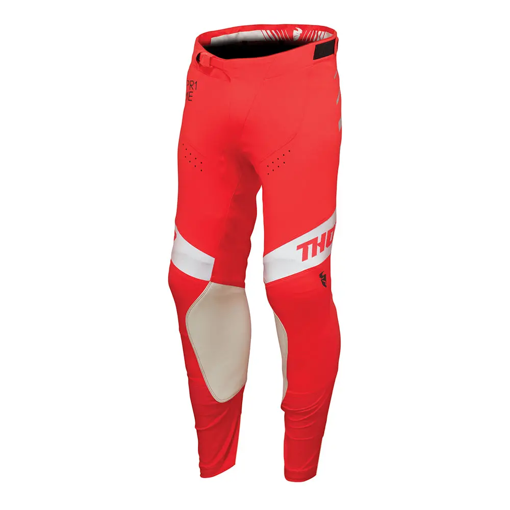 Thor Prime Red and White Analog-Style Athletic Pants