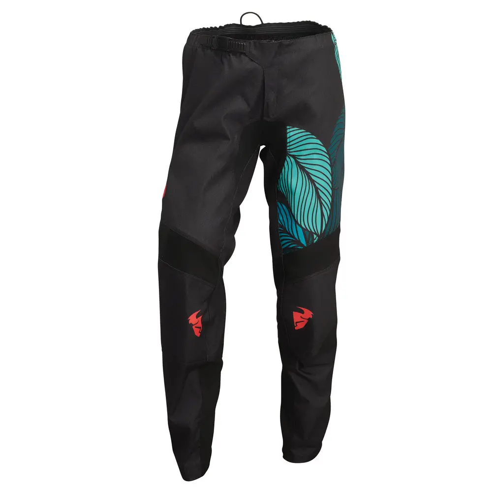 Thor Mx Pant S22 Women Urth Black/Teal 1