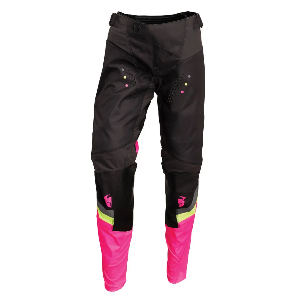 Thor Mx Pant S22 Pulse Women Rev Charcoal/Pin 1