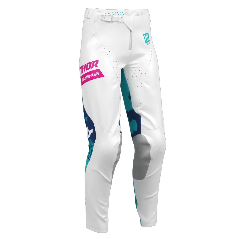 Thor Sportmode Pant Womens Bleach White/Aqua 1