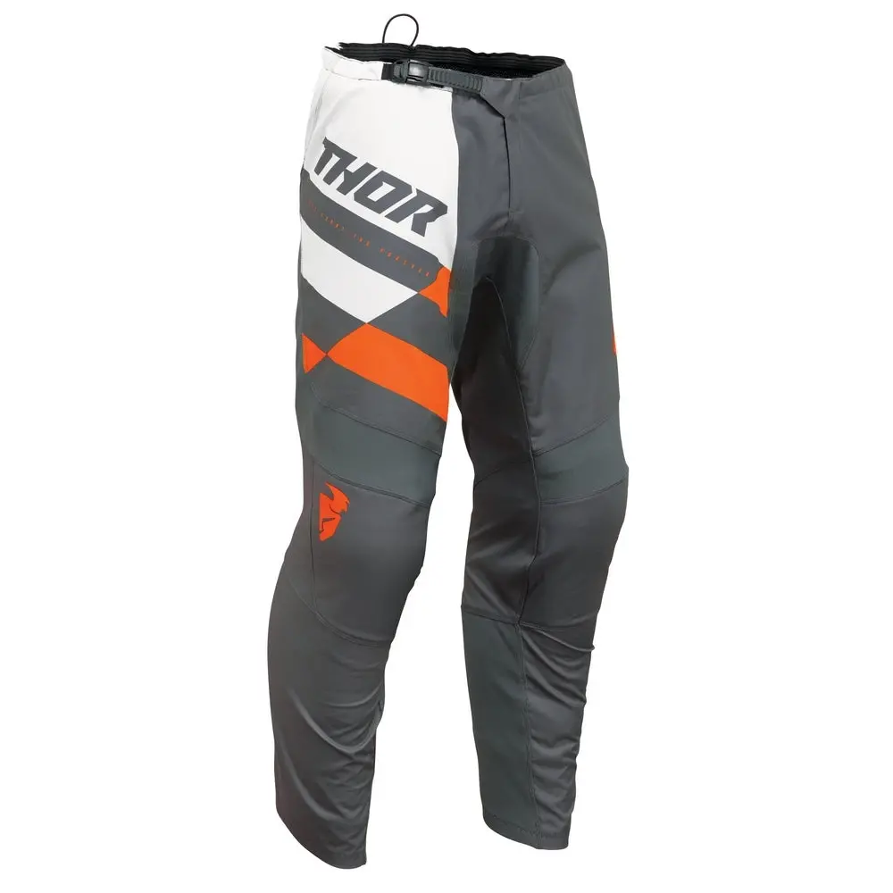 Thor Sector Checker Pants Youth Ch/Or 1