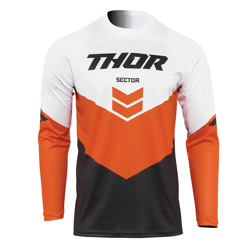 Thor Mx Jersey S22 Sector Chevron Ch/Red Org 1