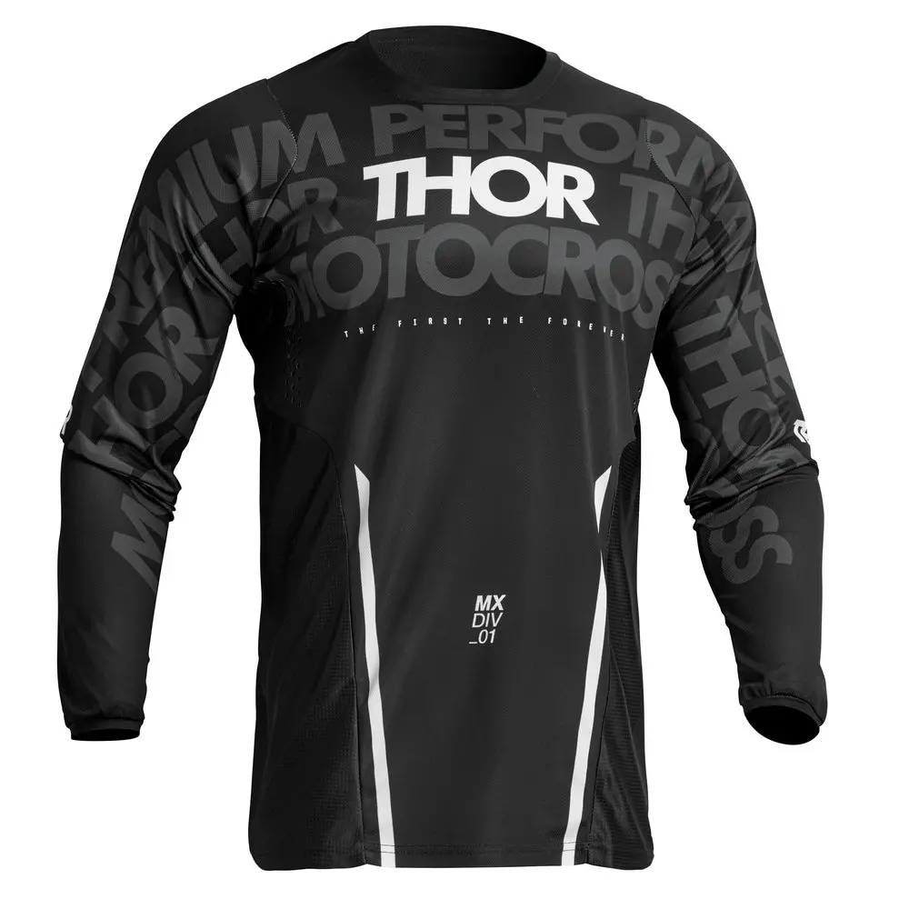 Jersey S23 Thor Mx Pulse Mono Black/White 1
