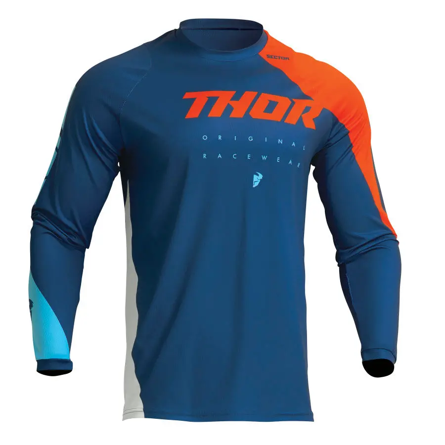 Jersey S23 Thor Mx Sector Edge Navy/Orange 1