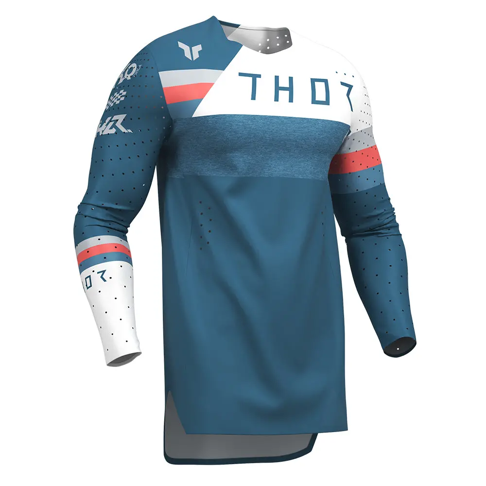 Thor Mx Jersey Sportmode League White/Cop 1