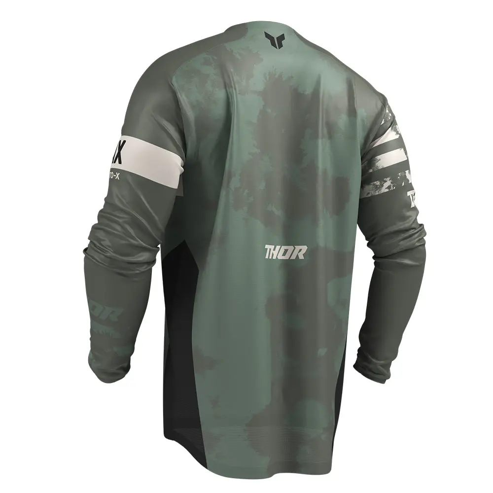 Thor Mx Jersey Launchmode Bleach Black/Camo 1