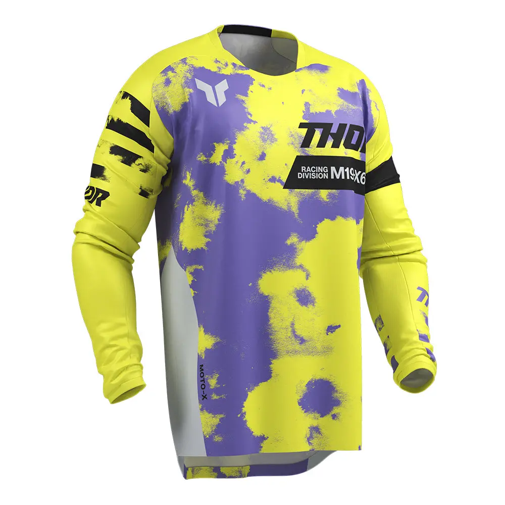 Thor Mx Jersey Launchmode Bleach Gray/Acid 1