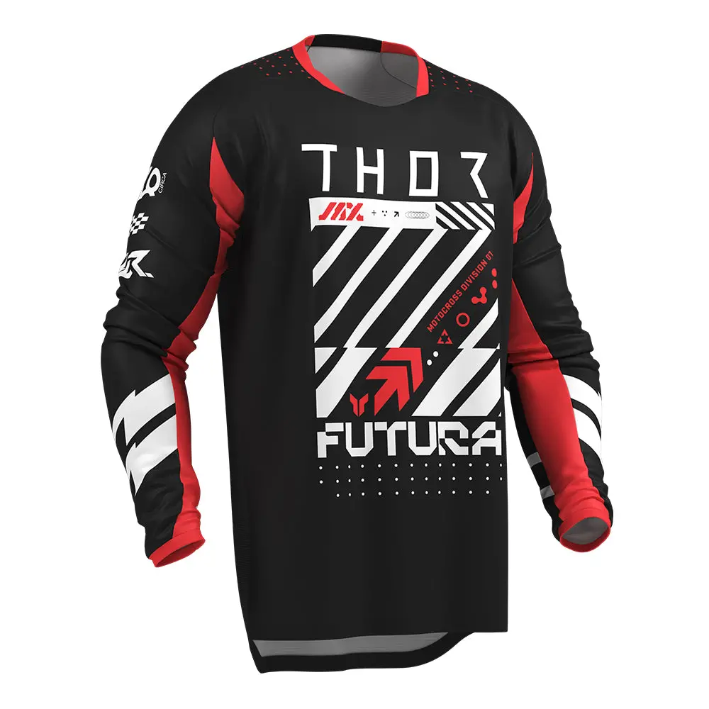 Thor Mx Jersey Launchmode Futura Black/Red 1