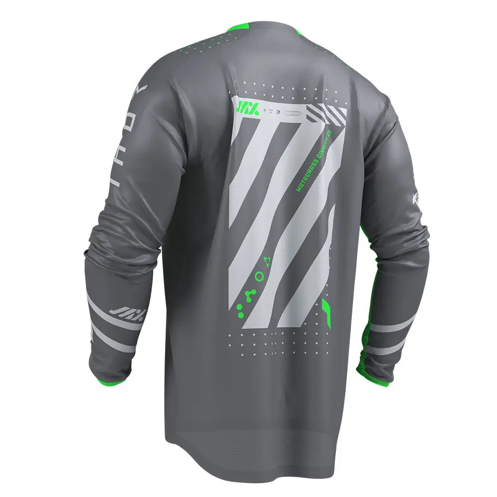 Thor Mx Jersey Launchmode Futura Char/Green 1