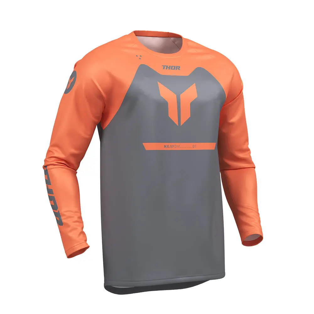 Thor Mx Jersey Ridemode Menace Charcoal 1
