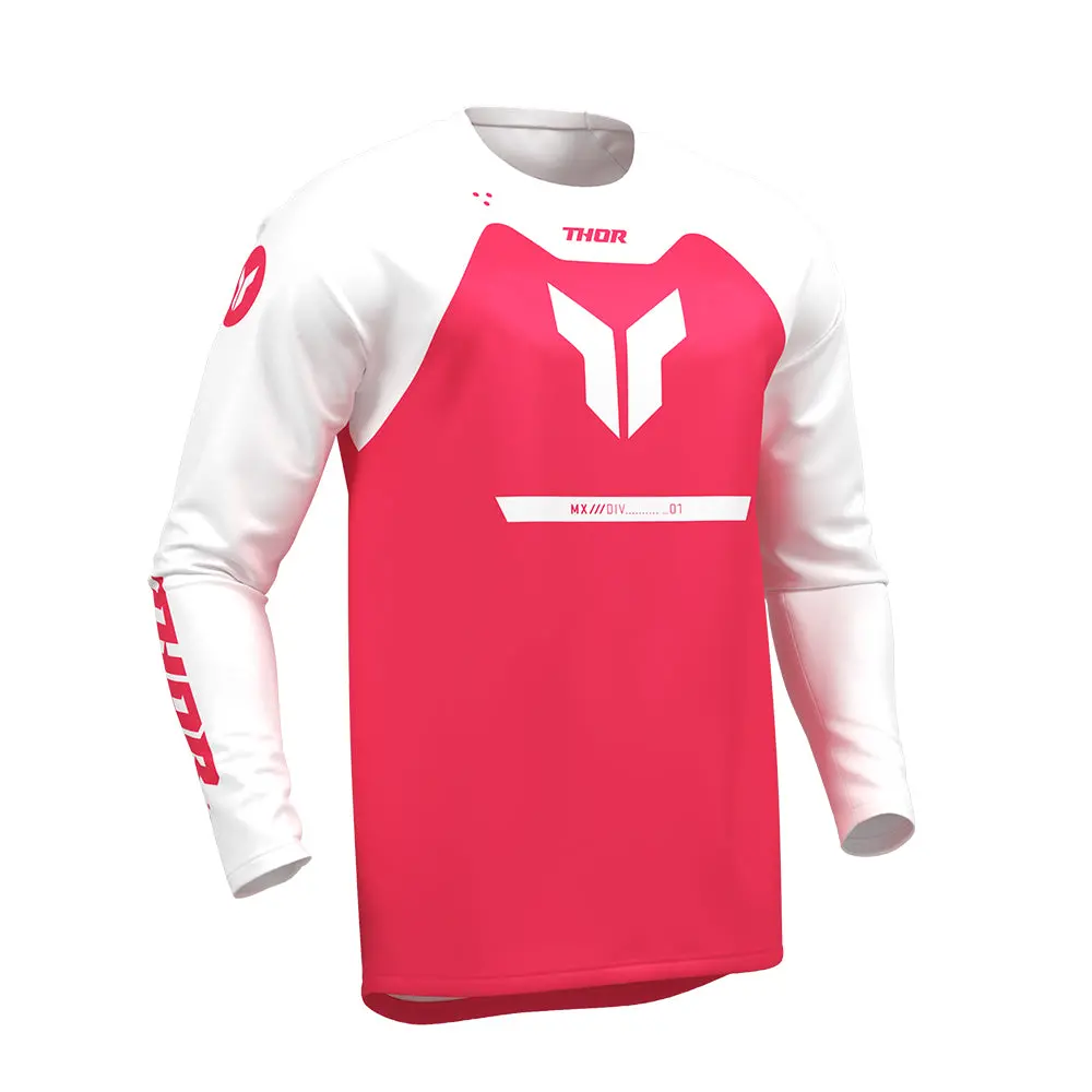 Thor Mx Jersey Ridemode Menace Red 1