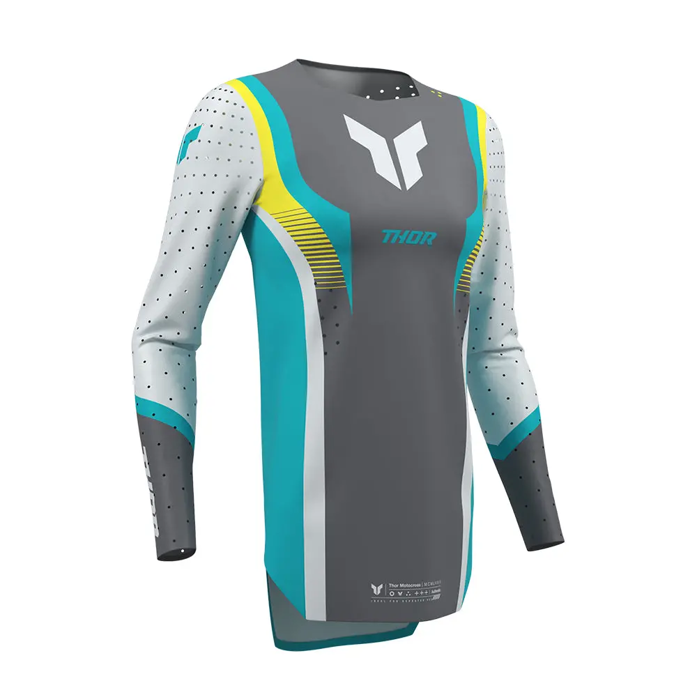 Thor Jersey Women Sportmode Velocity Gry/Aqua 1