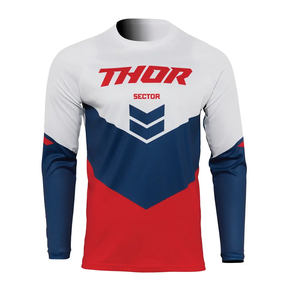Thor Mx Jersey S22 Sector Youth Chevron Red/N 1