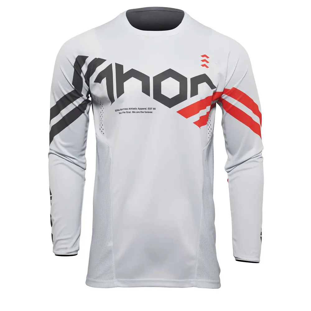 Thor Mx Jersey S22 Pulse Youth Cube Gry/Rd/Or 1