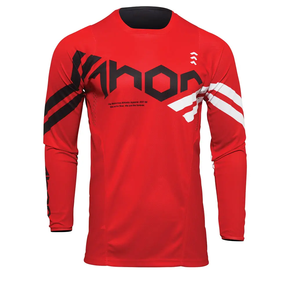 Thor Mx Jersey S22 Pulse Youth Cube Red/White 1