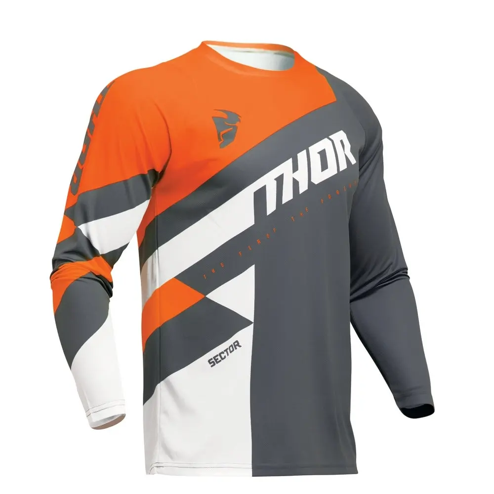 Thor Sector Checker Jersey Youth Ch/Or 1