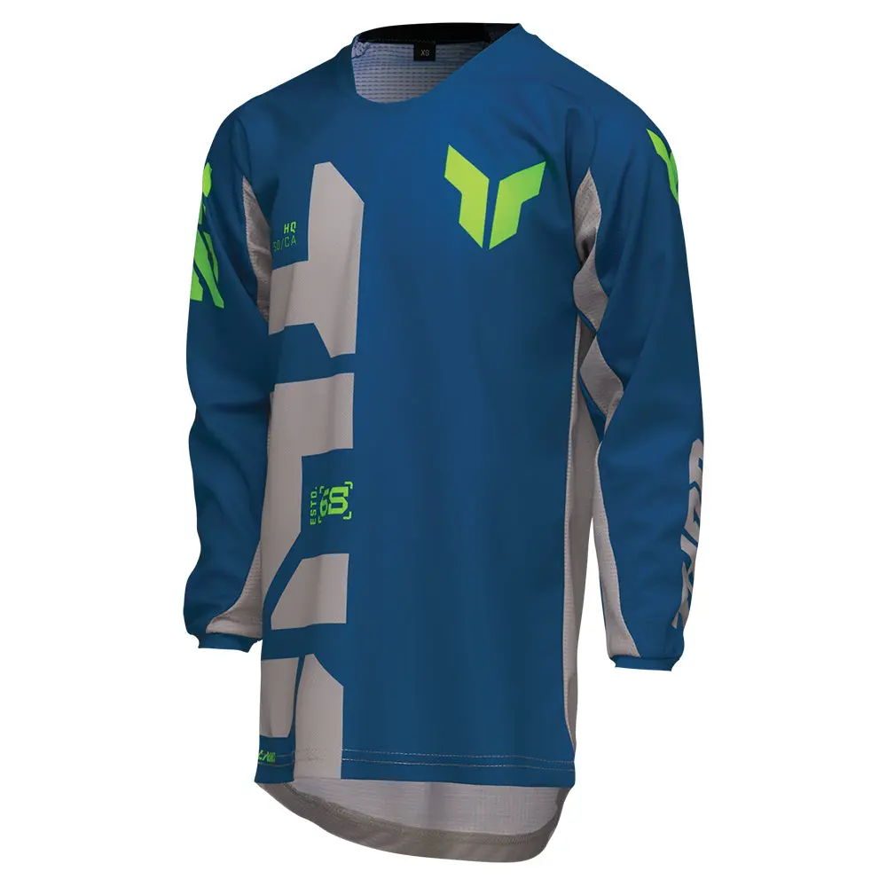 Thor Jersey Launch Youth Forge Blue 1