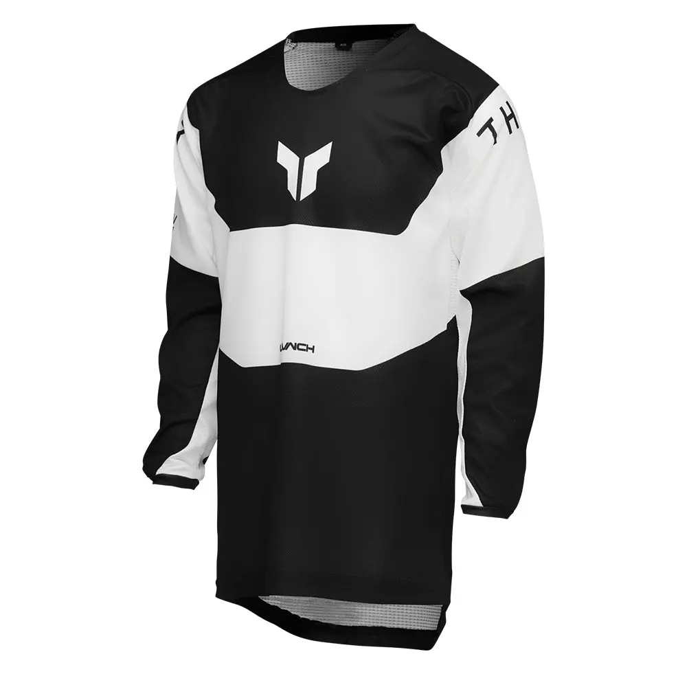 Thor Jersey Launch Youth Storm Black 1
