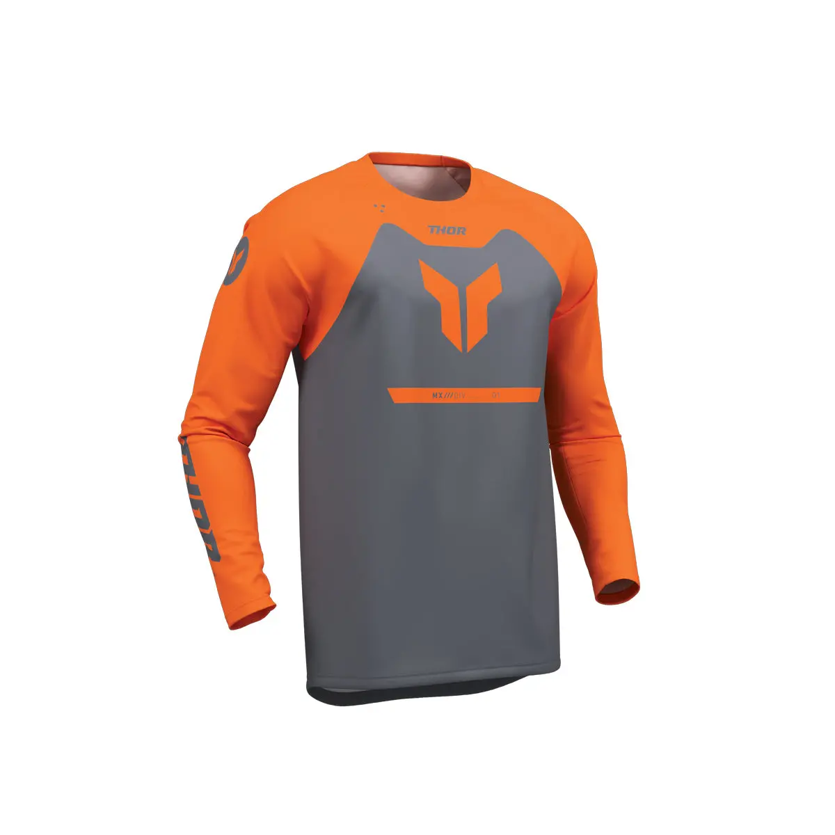 Thor Mx Jersey Youth Ridemode Menace Charcoal 1