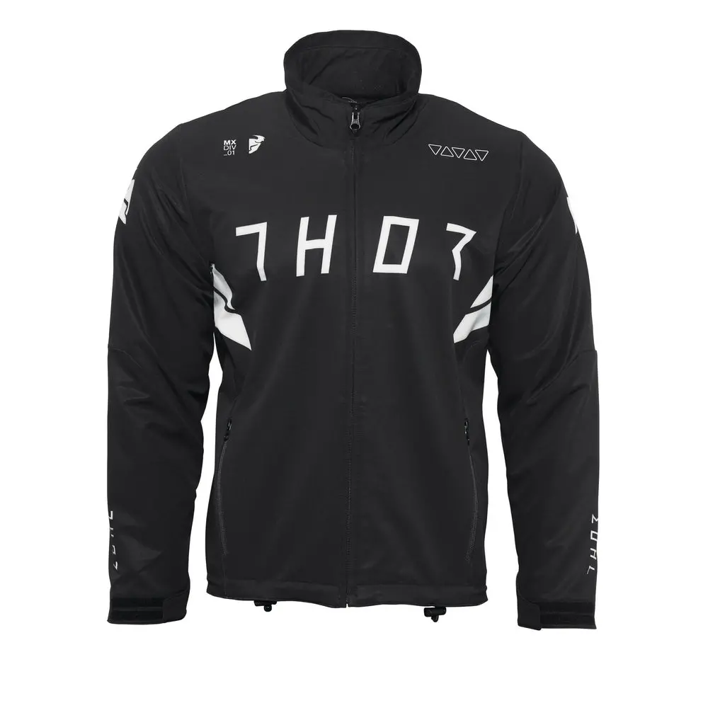 Thor Warmup Jacket Black/White 1