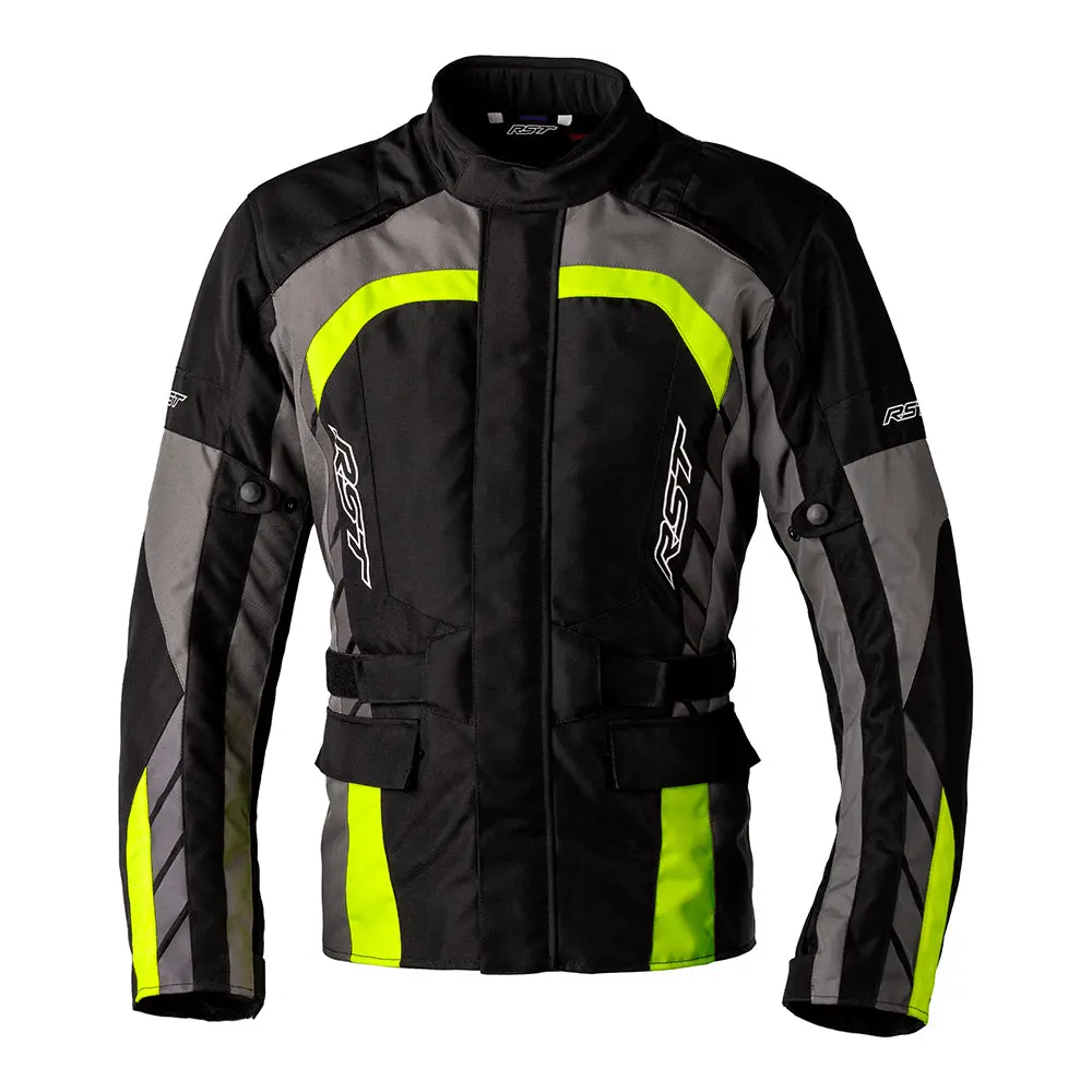 Rst Alpha 5 Ce Textile Jacket [Black/Flo Yellow] 1