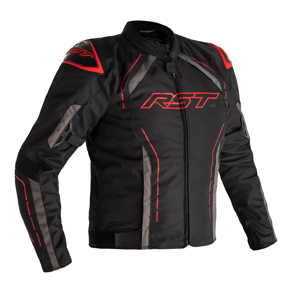 Rst S-1 Ce Textile Jacket [Black/Grey/Red] 1