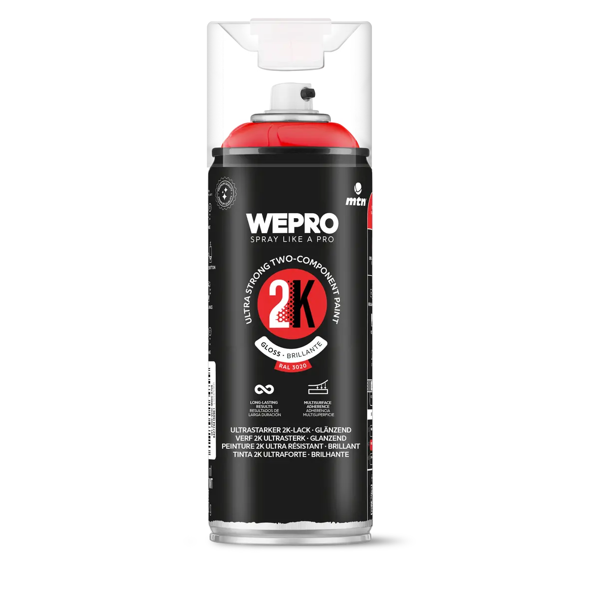 Mtn Wepro 2K Red Gloss 400Ml 1