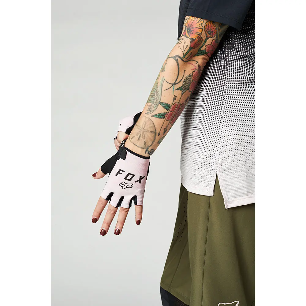 Fox Womens Ranger Gloves Gel Short [Pale Pink] 1