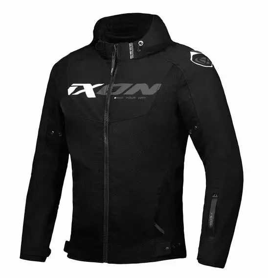 Ixon Fierce Jacket Blk/Gry/Wht - Mesh Sports 2