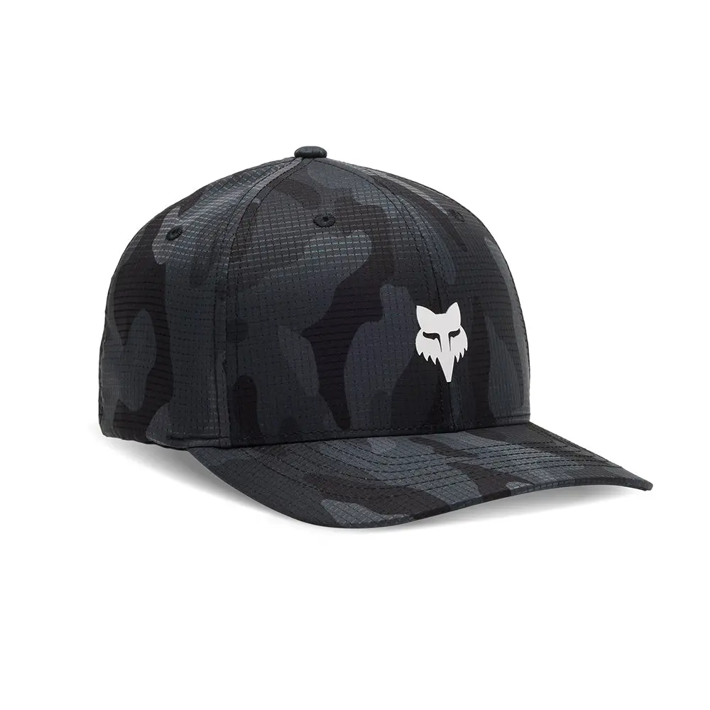 Fox Head Camo Tech Flexfit Hat [Black Camo] L/Xl 1